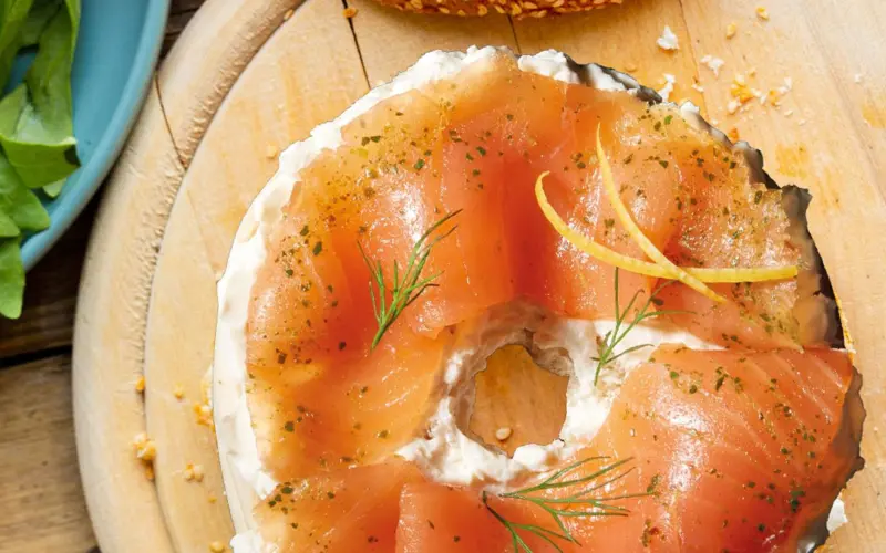 Bagel au Saumon Fumé Bagel au Saumon Fumé