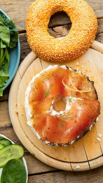 Bagel au Saumon Fumé Bagel au Saumon Fumé