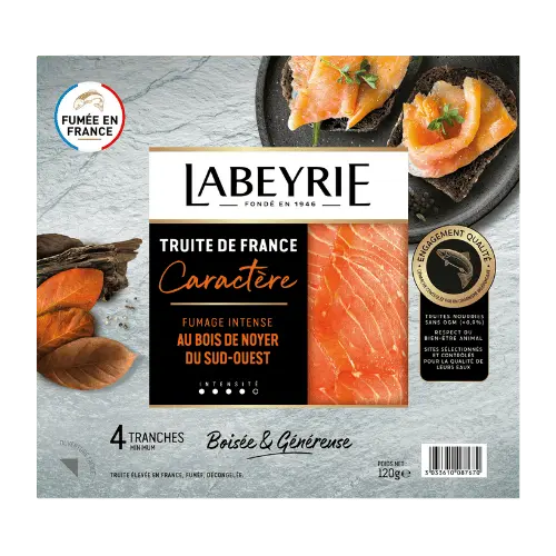 Truite de France caractère