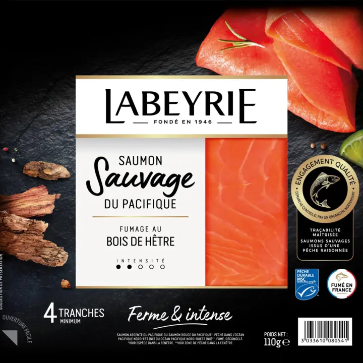 Saumon fumé Sauvage du Pacifique