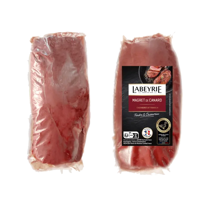 Lot de 2 magrets de canard cru Sous vide