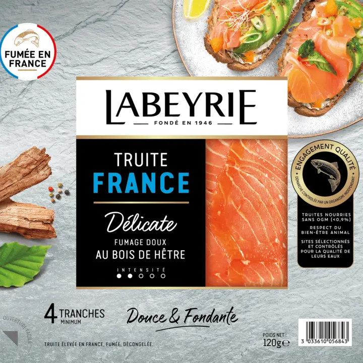 Truite Fumée de France Délicate