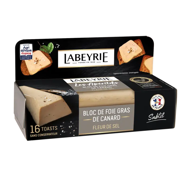 Mini bloc de Foie Gras de Canard Apéritif Tradition fleur de sel