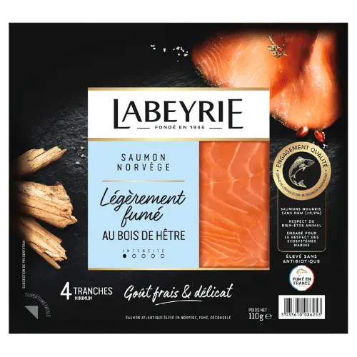 Saumon Légèrement Fumé
