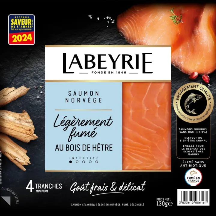 Saumon Légèrement Fumé