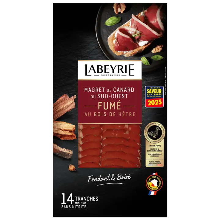 Magret de canard fumé du Sud-Ouest